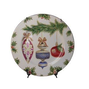 AMERICAN ATELIER  Salad Plate Christmas Plate, Holiday décor, ornaments design